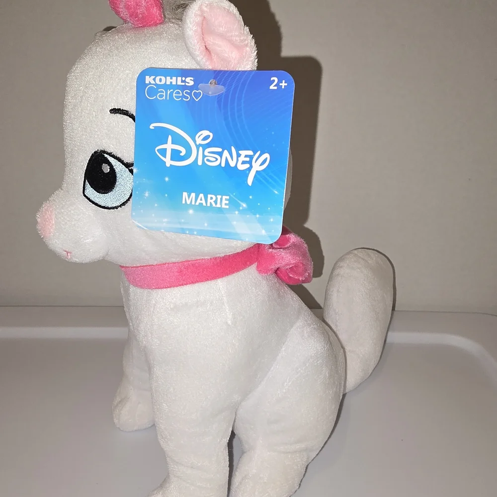 Marie (Aristocat) White and Pink Plushie
